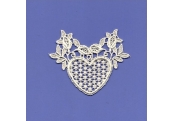 Yellow/White  Heart  Applique 167