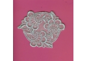 Blue Embroidery Applique 199