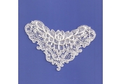Ivory  Rayon Venice Applique   	201