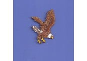 Brown/White  Eagle Iron On Applique    	228