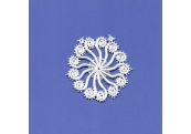 White Rayon Venice Applique  253