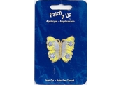 Yellow Butterfly Iron On Applique 364