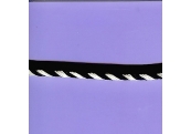 5 Yds   5/8"    Black&White Cordedge    1563