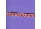 5 Yds   3/8"    Pink Crochet Cluny Trim   1073