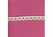5 Yds   1/2"    Ivory Crochet Cluny   1226