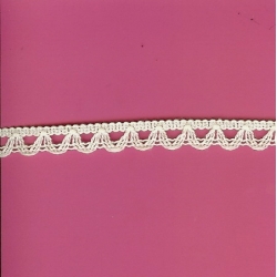 5 Yds 1/2" Ivory Crochet Cluny 1226 5 Yds 1/2" Ivory Crochet Cluny 1226