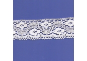 5 Yds  2"  White Crochet Cluny Lace   4512 