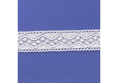 5 Yds 1 1/2"  White Crochet Cluny Lace   4523  