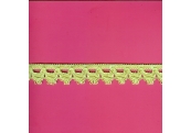 5 Yds   7/8"    Lime GreenCluny Fringe  Trim   1063