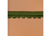 5 Yds 1 1/4"  Olive Green Designer Braid Fringe   2797