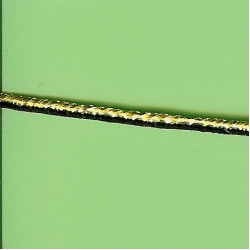 5 Yds 1/8" Tiny Black/Gold Soutach 3556 5 Yds 1/8" Tiny Black/Gold Soutach 3556