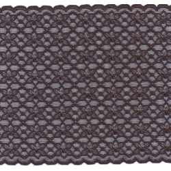 15 Yds  8"  Black Stretch Lace  1172 