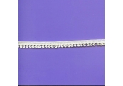 5 Yds   3/8"    White Loop Trim  1067