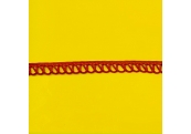 5 Yds   7/16"    Red Loop Trim   1077  