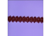 10 3/4 Yds   1 1/8"    Burgundy Gimp Braid 1284  