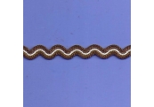 5 Yds   5/8"    Browns Zig Zag Trim 1633  