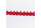 5 Yds  1/2"  Red Loop Trim   2963