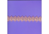 5 Yds    1 1/8"    Pink Gimp Braid   3383
