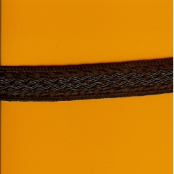 5 Yds    1"    Rayon Brown Braid   3535