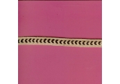5 Yds    3/8"    Tan/Brown Cotton Braid   3649