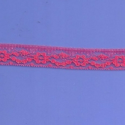 5 Yds   3/4"  Pinky Red Lace   1850