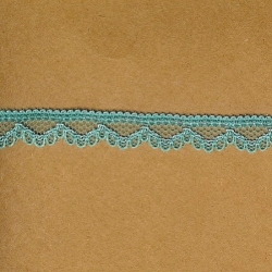 5 Yds 3/8" Tiny Jade Scalloped Lace   1912