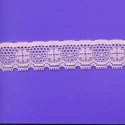 5 Yds   1"    Pink Lace   1988