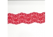 5 Yds  2 3/8"   Red/silver  Lace  4082 