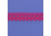 5 Yds  1 1/4"  Hot Pink Lace  4542 