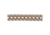 5 Yds 3/4" Brown Beading Lace  4788 