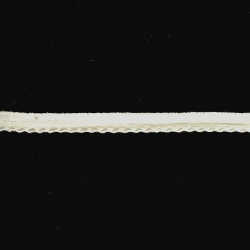 5 Yds    3/8"   Tiny Ivory Soutache Cordedge   1593