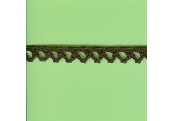 5 Yds   3/8"    Brown Crochet Cluny Trim   1074