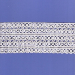 5 Yds 3 3/8"   Ivory Thin Crochet Cluny Lace   4300