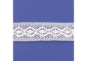 5 Yds 1 3/4"  White Crochet Cluny Lace   4522 