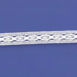 5 Yds  3/4"  White Crochet Cluny Lace  4704