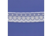 5 Yds  2"   White Crochet Cluny Lace  4728  