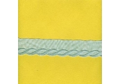 9Yds   1 3/4"  Blue Cotton Embroidery    2041