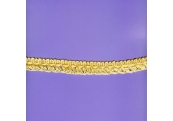 5 Yds   7/8"   Golden  Yellow Braid Loop Fringe   1675