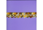 5 Yds 1 1/8"  Multi Color Cluny Chenille Fringe   1698