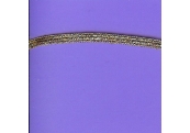 5 Yds  3/16"  Thin Gold Metallic Flat Braid  1722
