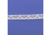 5 Yds  1/2" Off White Stretch Lace  4137