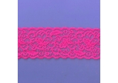 5 Yds  2 1/2"  Pink Stretch Lace  4326 