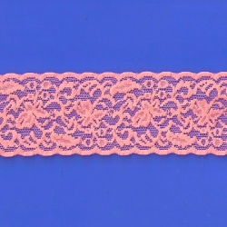 5 Yds  2 1/2"  Coral Stretch Lace  4398 