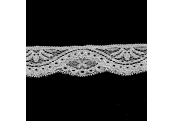  5 Yds   1 3/4"  Off White Stretch Lace   4565 