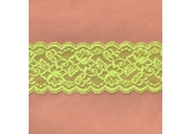 5 Yds   3"  Lime Frost Stretch Lace   4829 