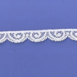 5 Yds 5/8"  Off White Stretch Lace  4850 