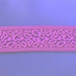 5 Yds  2 3/8"  Magenta Pink Stretch Lace  4874 