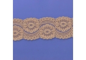 50 Yds 2 3/4"  Soft Tan Stretch Lace  4885 