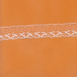 5 Yds    1 1/8"   White Lace   2862