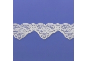 5 Yds  1 3/4"  Ivory Scalloped Lace  4158  